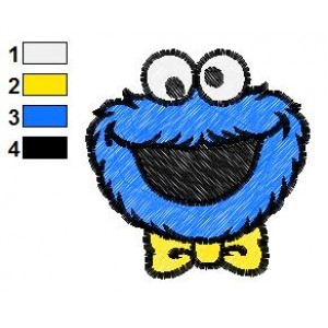 Sesame Street Mommy 10 Embroidery Design